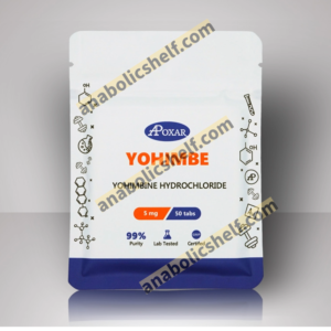 Yohimbe (Yohimbine Hydrochloride) 5mg/50tabs - Apoxar