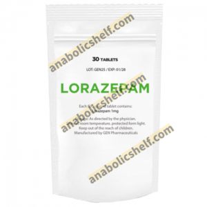 Lorazepam (Ativan) 1mg/30tabs