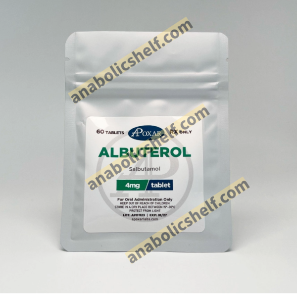 Albuterol - Salbutamol (Weight Loss) 4mg/60tabs - Apoxar