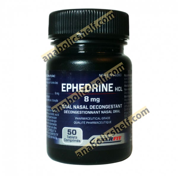 Ephedrine 8mg/50tabs - Pharmacy Grade